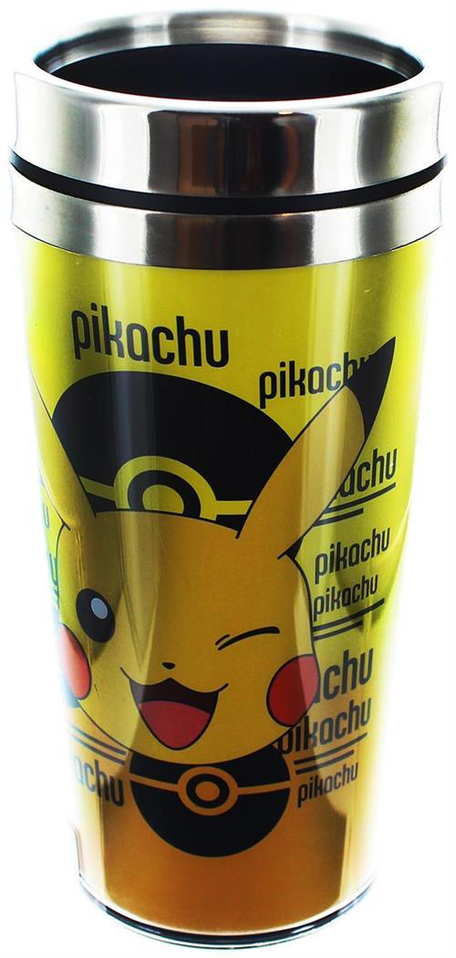 Pokemon Lenticular Pikachu 16oz Travel Mug