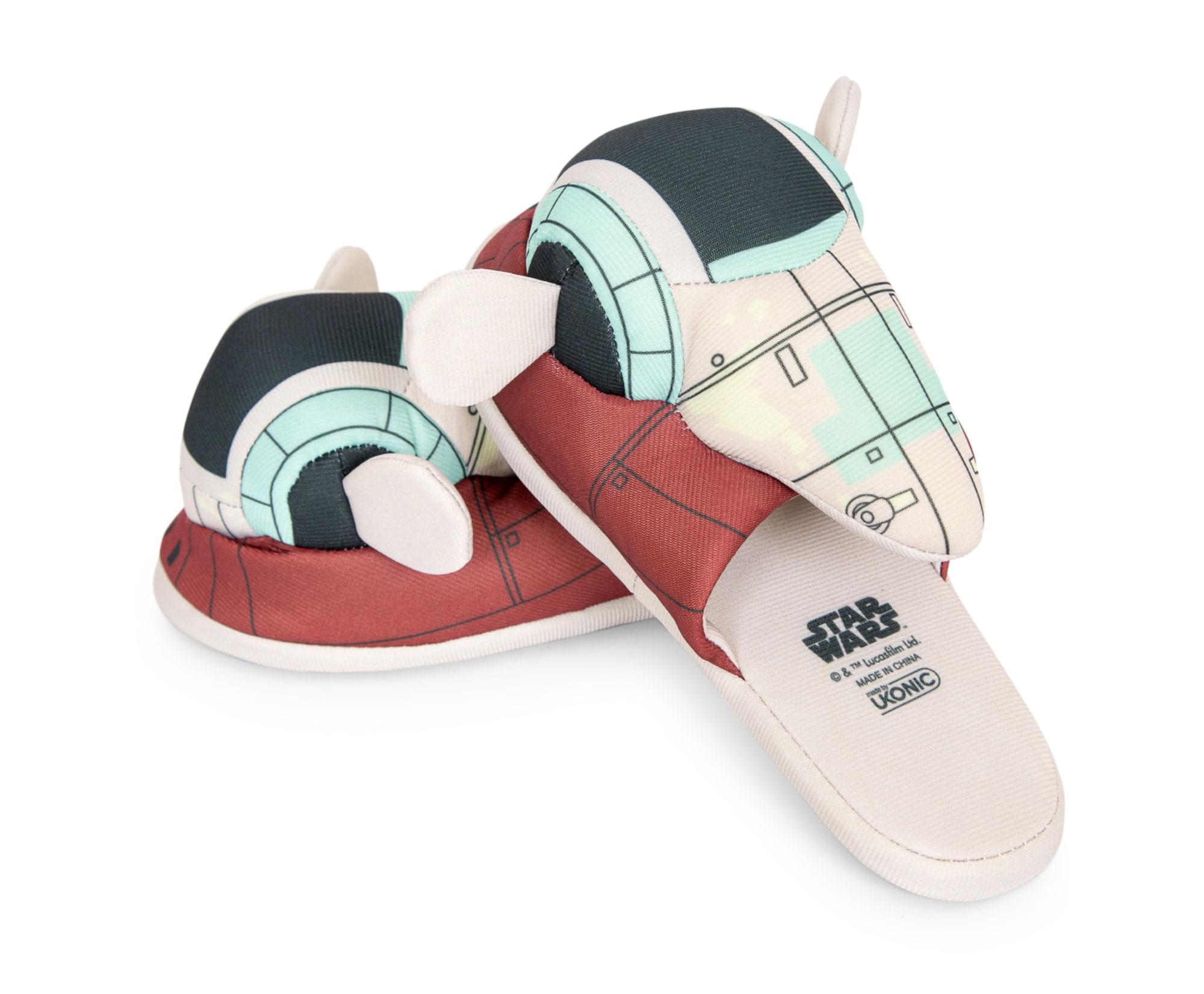 Star Wars Boba Fett Firespray Gunship Unisex Slippers for Adults ...