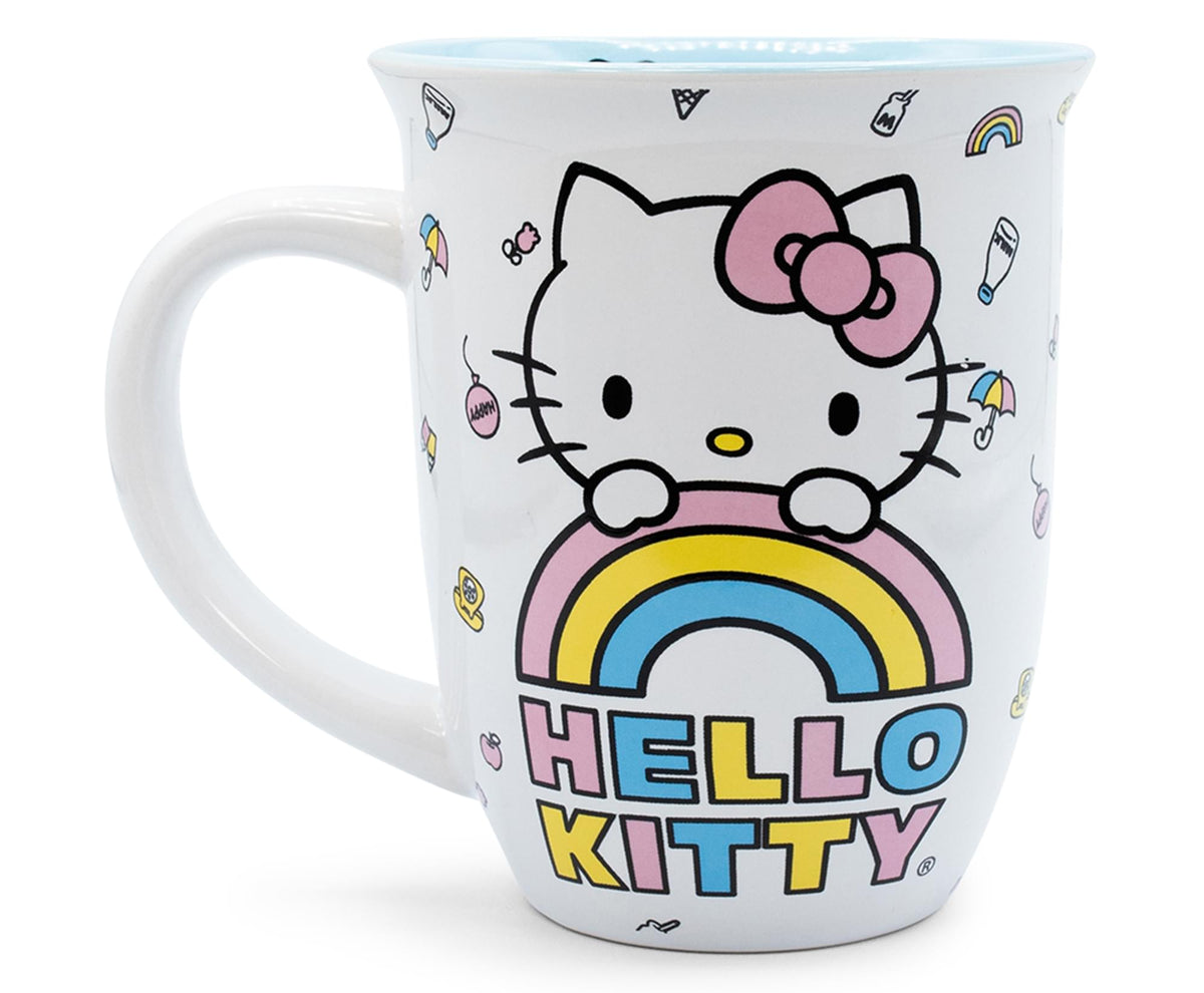 Silver Buffalo Sanrio Hello Kitty Face Carnival Cup With Lid and Topper  Straw | Holds 24 Ounces