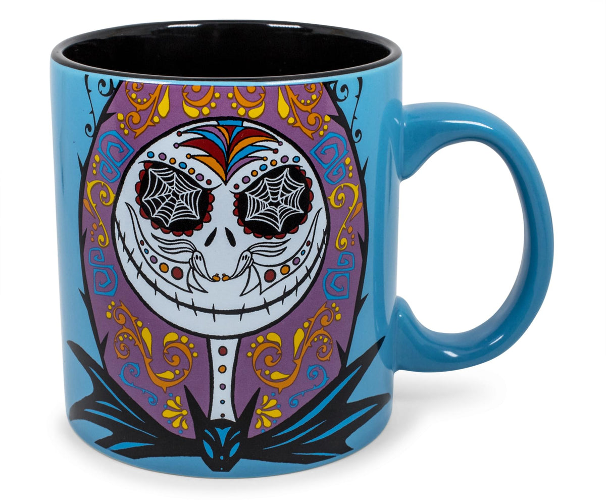 Silver Buffalo The Nightmare Before Christmas Santa Jack Skellington 3D  Coffee Mug | 20 Ounces