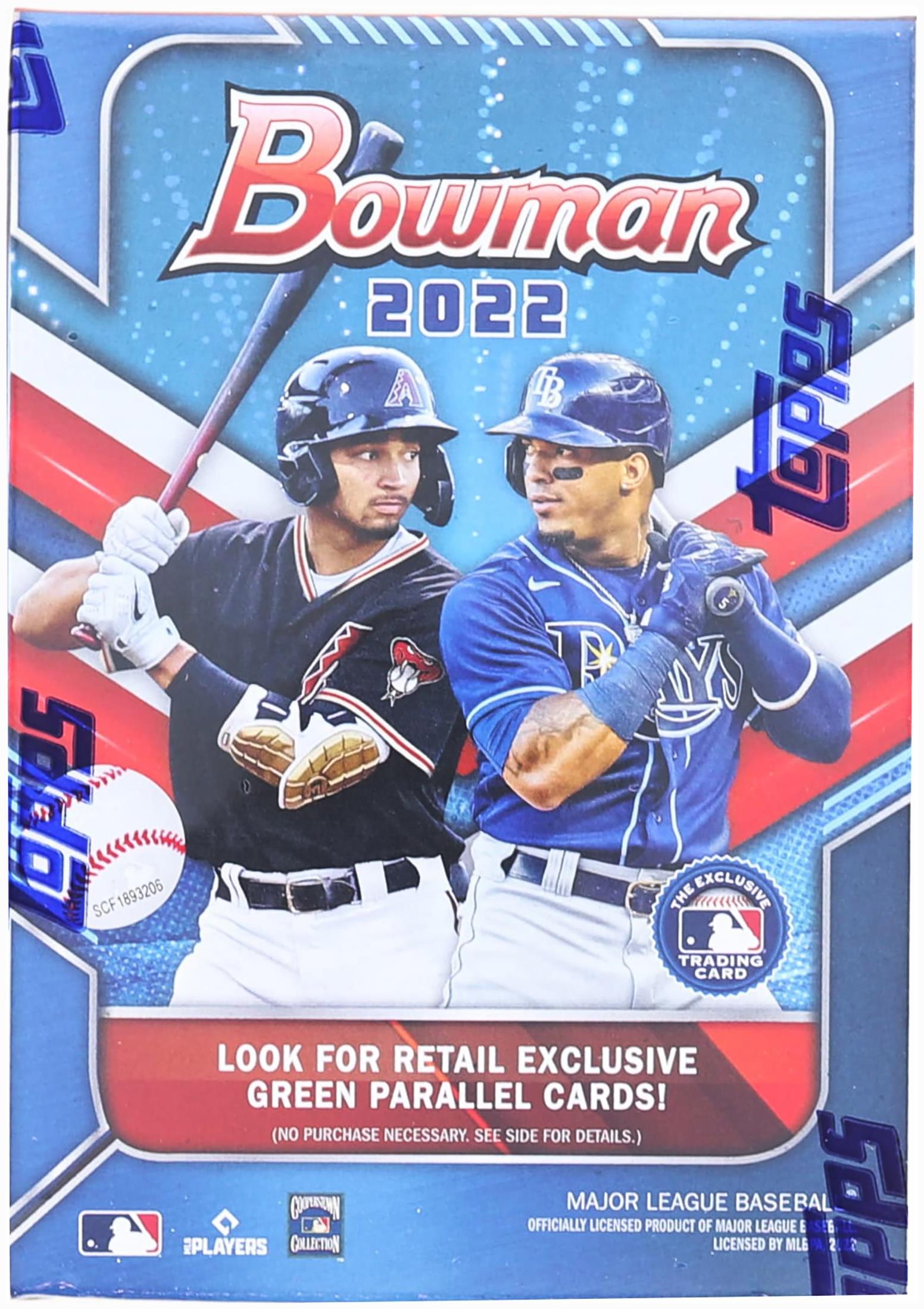 MLB 2022 Bowman Baseball Value Box 6 Packs