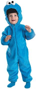 Sesame Street Cookie Monster Deluxe Two-Sided Plush Jumpsuit Child