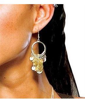 300 Spartan Queen Gorgo Coin Earrings Prop Costume