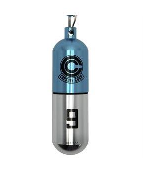 Dragon Ball Z Blue Capsule Corp. Keychain