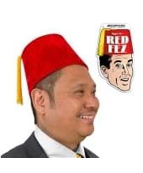 Red Fez Costume Hat