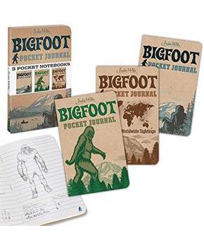 Bigfoot Pocket Journals: Set of 3 Notebooks