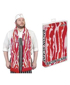 71" Soft-Knit Acrylic Bacon Scarf