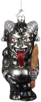 Krampus Glass Holiday Ornament