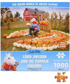 Lord Unicorn and His Pumpkin Kingdom 1000 Piece Jigsaw Puzzle
