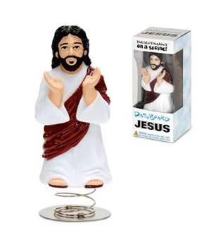 Dashboard Wiggler 4.5" Enlightenment On A Spring Jesus