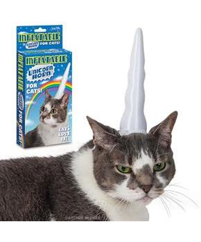 Inflatable Unicorn Horn For Cats