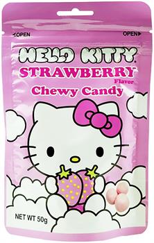 Hello Kitty Chewy Strawberry Flavor Candy | 1.76 Ounce Pack