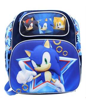 Sonic the Hedgehog 12 Inch 3D Kids Backpack