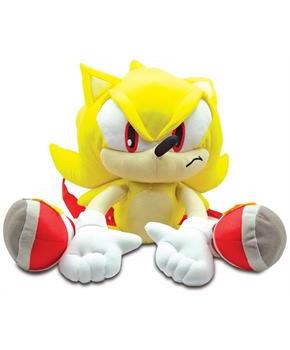 Sonic The Hedgehog Super Sonic 18 Inch Plush Backpack