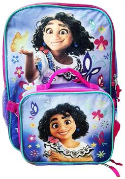 Disney Encanto Mirabel 16 Inch Kids Backpack with Lunch Kit