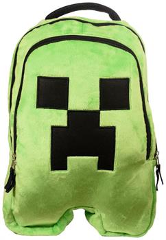 Minecraft Creeper 16 Inch Plush Kids Backpack