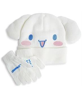 Sanrio Hello Kitty & Friends Cinnamoroll Knit Beanie & Gloves Set