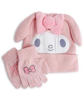 Sanrio Hello Kitty & Friends My Melody Knit Beanie & Gloves Set