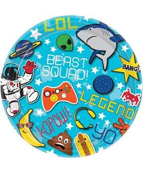 Epic Party 7" Round Paper Party Plates, 8-Pack