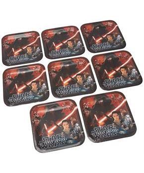 Star Wars: The Force Awakens 9" Square Paper Plates 8ct