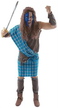 Scottish Warrior Medieval Braveheart Adult Costume