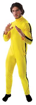 Martial Artist/ Bruce Lee Men's Costume Jumpsuit