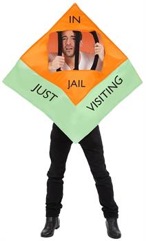 In Jail Adult Costume, One Size