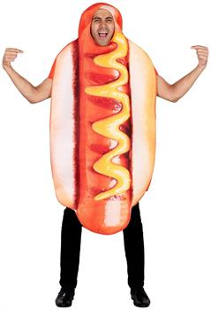 Hot Dog Adult Costume | One Size