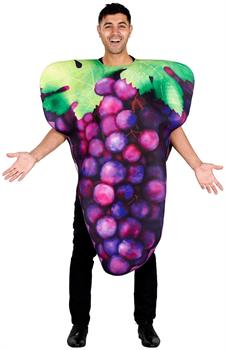 Purple Grapes Adult Costume | One Size