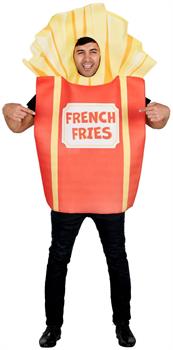 French Fries Adult Costume | One Size