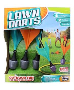 Lawn Darts Outdoor Game | 4 Darts & 2 Rings