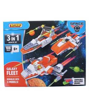 Blokko 3 in 1 Galaxy Fleet 108 Piece Building Kit