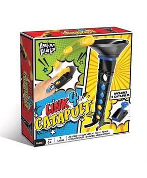 Link 4 Catapult Game | Includes 2 Catapults | 2 Players