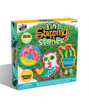 3 in 1 Stepping Stones Craft Kit | Makes 3 Stepping Stones