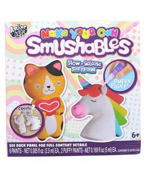 Make Your Own Foam Smushables Activity Kit | Cat and Unicorn