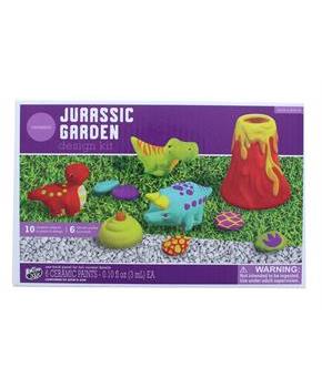 Jurassic Garden Ceramic Crafting Kit | 10 Ceramic Figures
