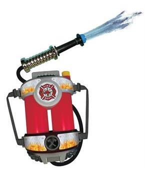 Super Soaking Fire Hose Backpack Costume Accessory Child