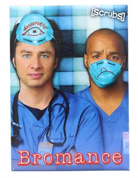 Scrubs JD and Turk Bromance 2.5 x 3.5 Inch Magnet
