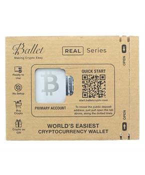 Ballet REAL Series Bitcoin Cold Storage Wallet Card