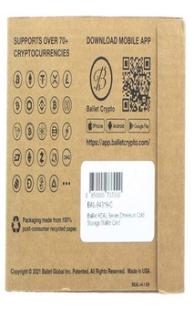 Ballet REAL Series Ethereum Cold Storage Wallet Card
