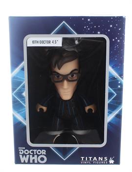 Doctor Who Titan 10th Doctor with Brown Pinstripe Suit 4.5" Vinyl Figure