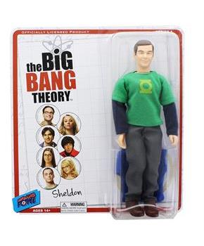 Big Bang Theory Sheldon (Green Lantern/ Superman) Retro Clothed 8" Figure