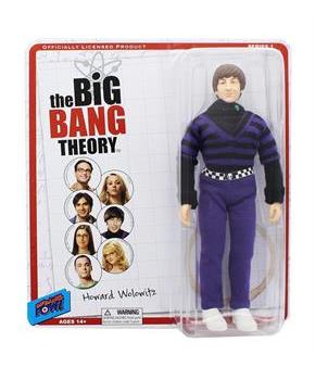 Big Bang Theory 8" Retro Clothed Action Figure, Howard (Purple Shirt)