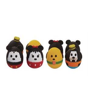 Disney Mickey and Friends Version 2 Handmade by Robots Mini Vinyl Figure 4-Pack