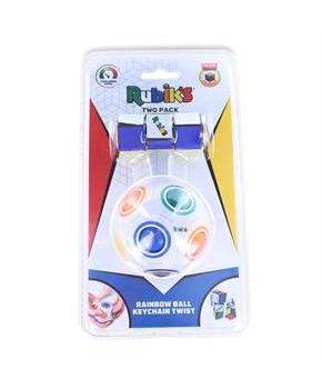 Rubiks 2 Piece Gift Set | Rainbow Ball | Twist Keychain