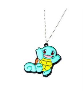 Pokemone Squirtle Enamel Pendant Necklace