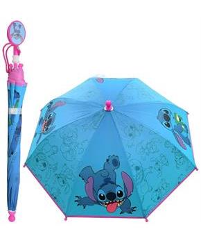 Disney Lilo & Stitch 21-Inch Kid's Umbrella With Clamshell Handle