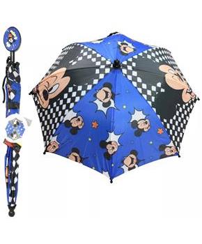 Disney Mickey Mouse 21-Inch Kid's Umbrella With Clamshell Handle