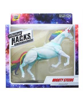 Vitruvian H.A.C.K.S. Mighty Steeds Action Figure Mount | Frankie Rainbow Unicorn
