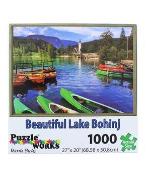 PuzzleWorks 1000 Piece Jigsaw Puzzle | Lake Bohinj